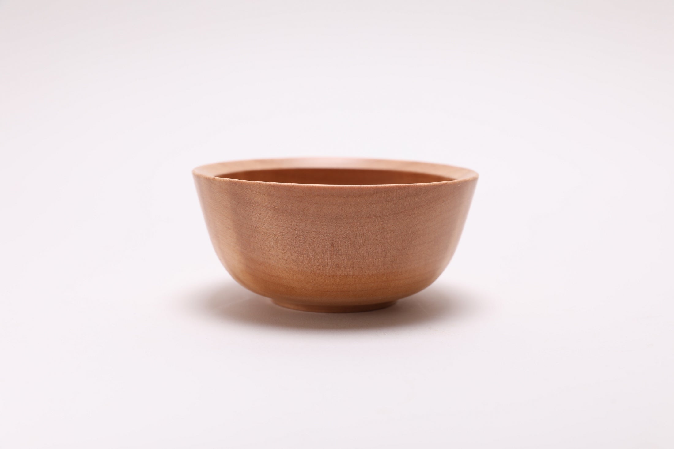 #2519 Small Tiger Maple Wooden Bowl  4" x 2"