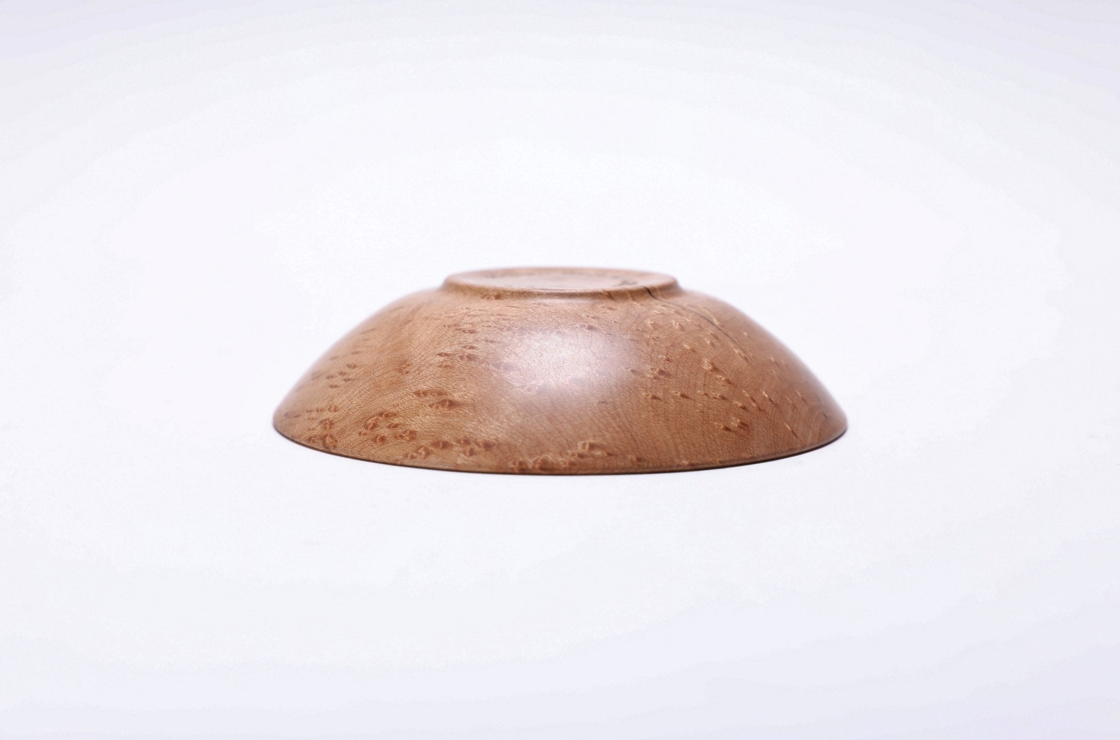 #2523 Birdseye Maple Wooden Ring Bowl  4 3/4" x 1 3/4"