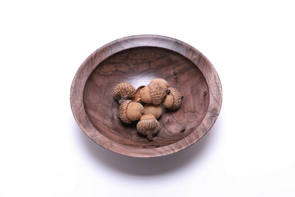 #2524 Curly Wild Black Walnut Wooden Bowl  5 5/8" x 1 3/4"