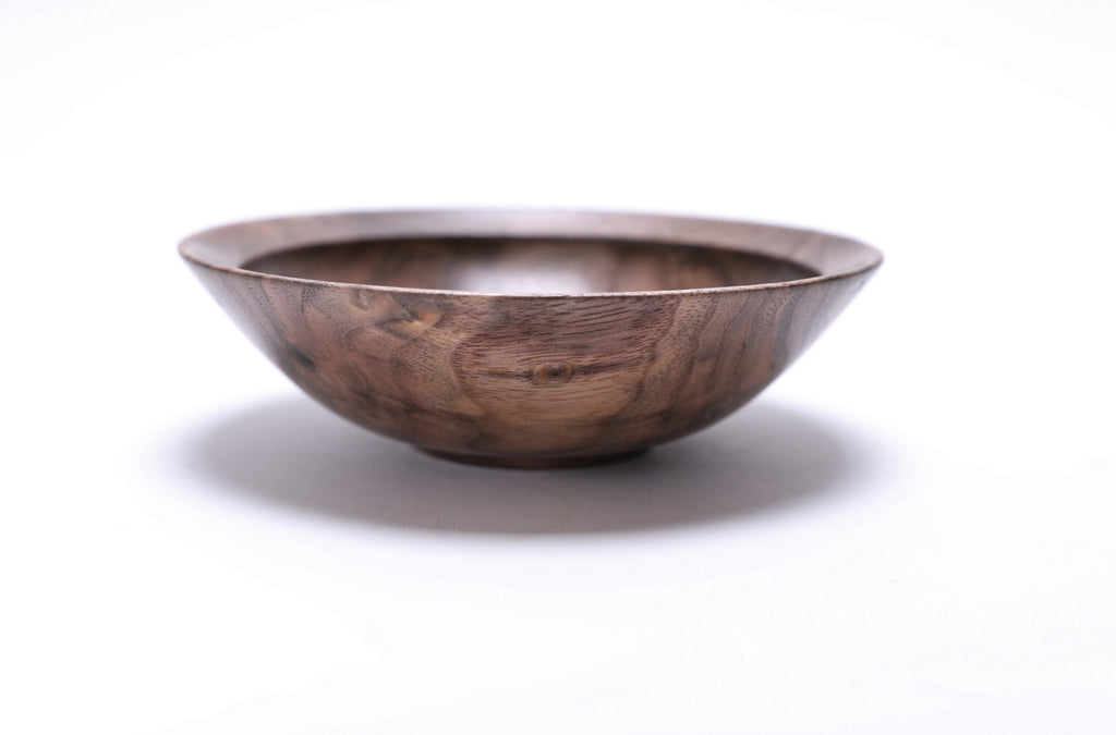 #2524 Curly Wild Black Walnut Wooden Bowl  5 5/8" x 1 3/4"