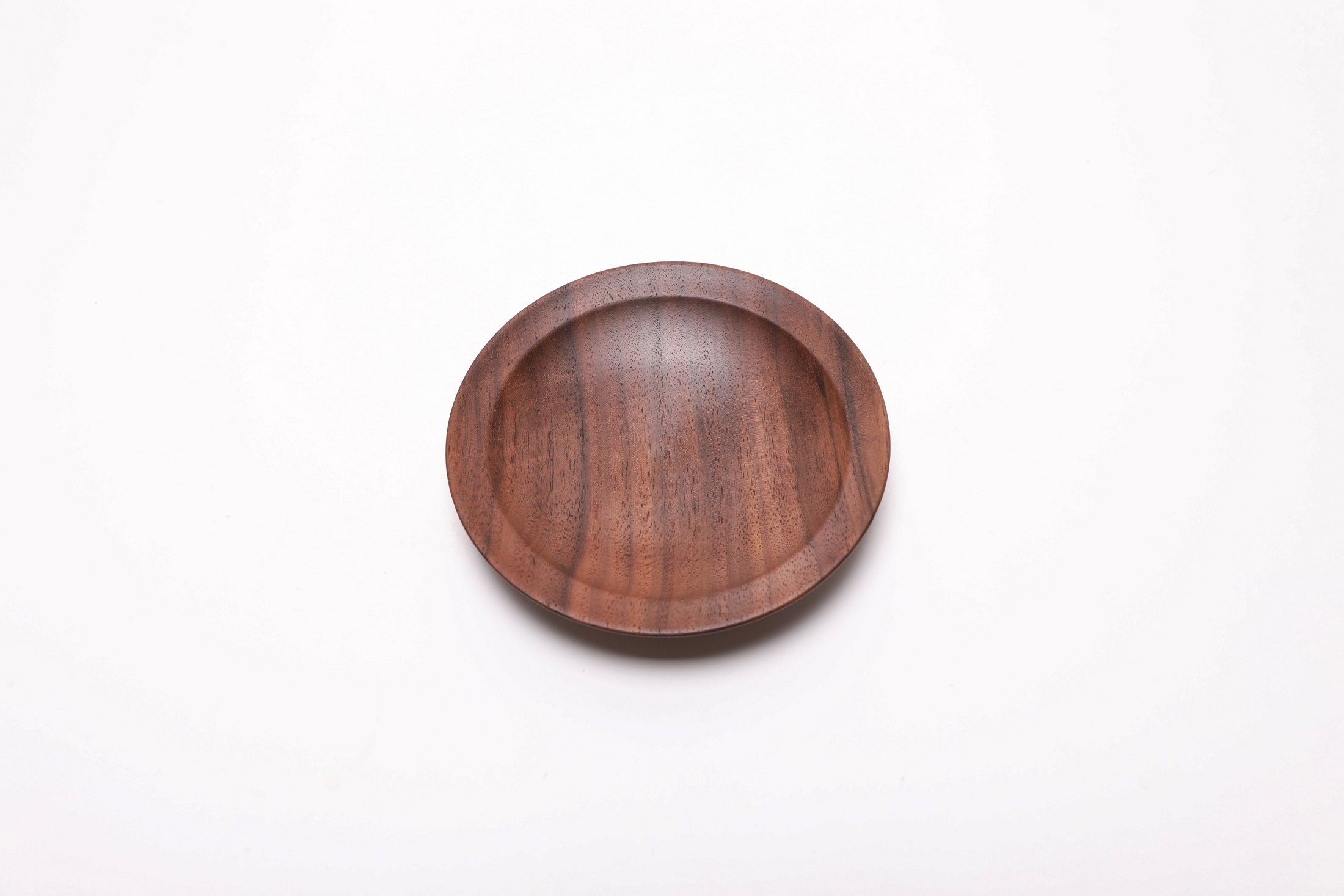 #2539 Wild Black Walnut Wooden Ring Dish  5 3/8" x 1"