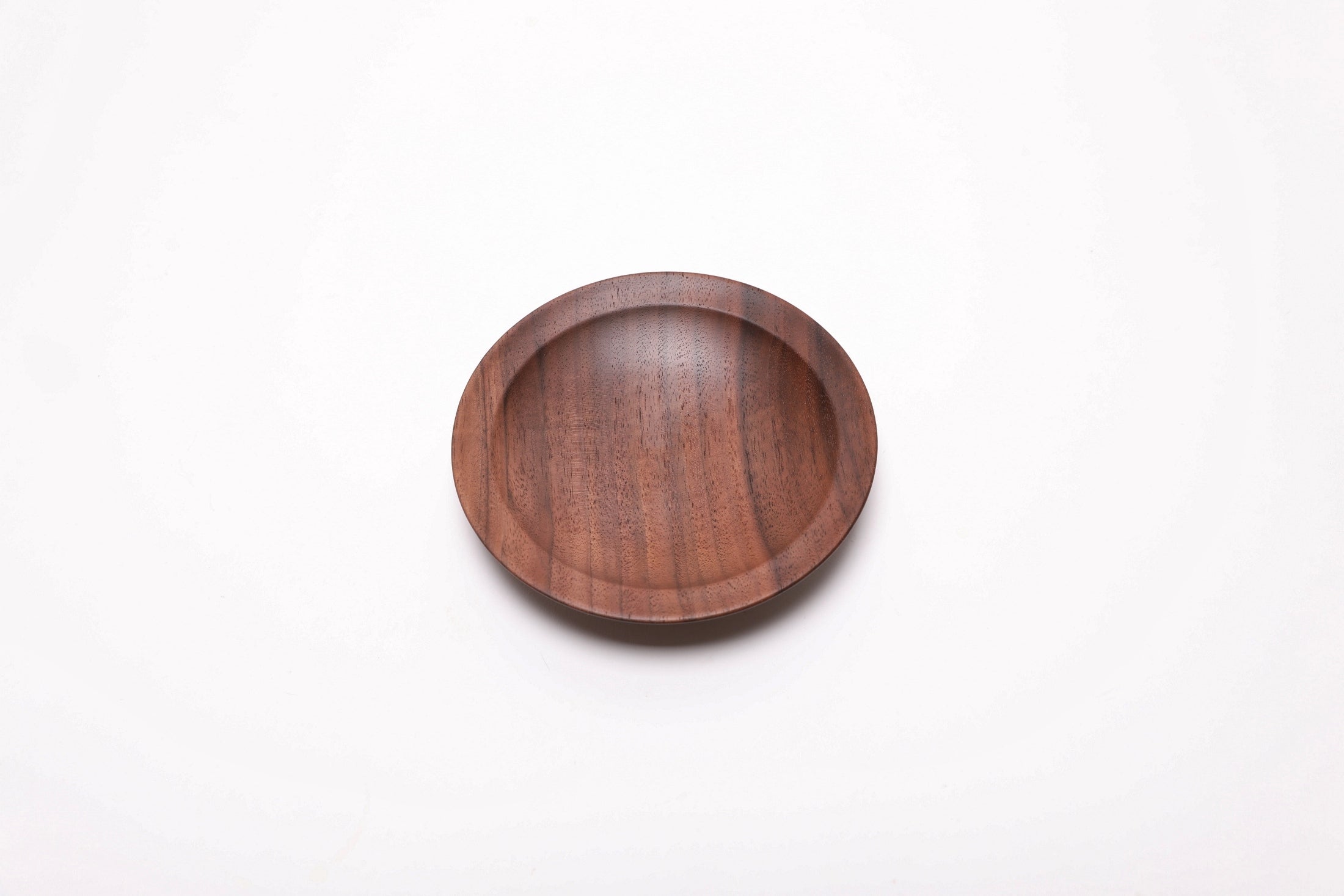 #2539 Wild Black Walnut Wooden Ring Dish  5 3/8" x 1"