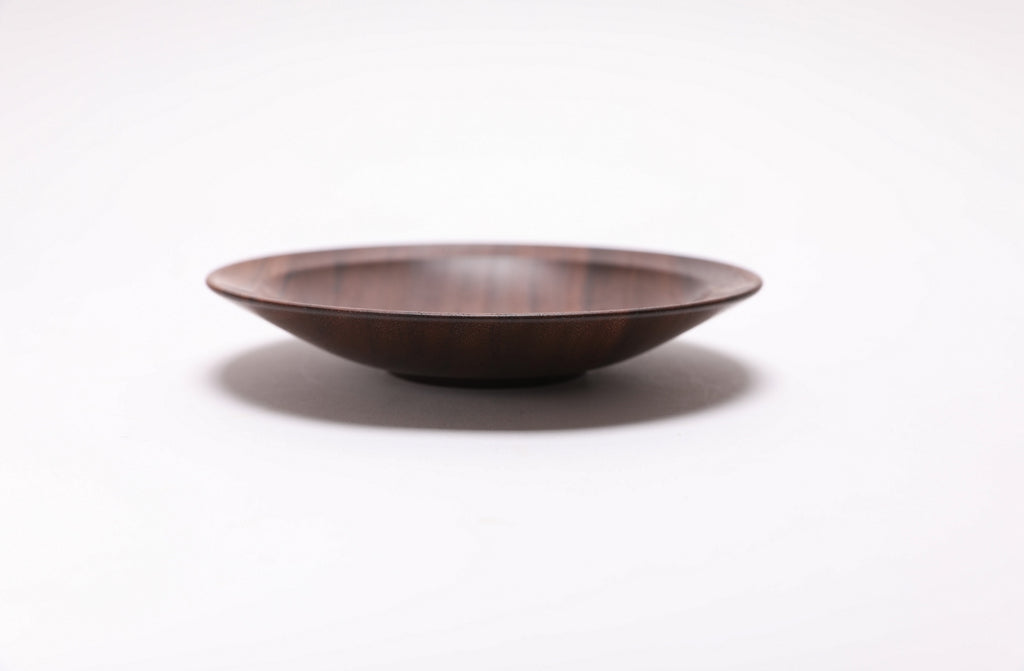 #2539 Wild Black Walnut Wooden Ring Dish  5 3/8" x 1"