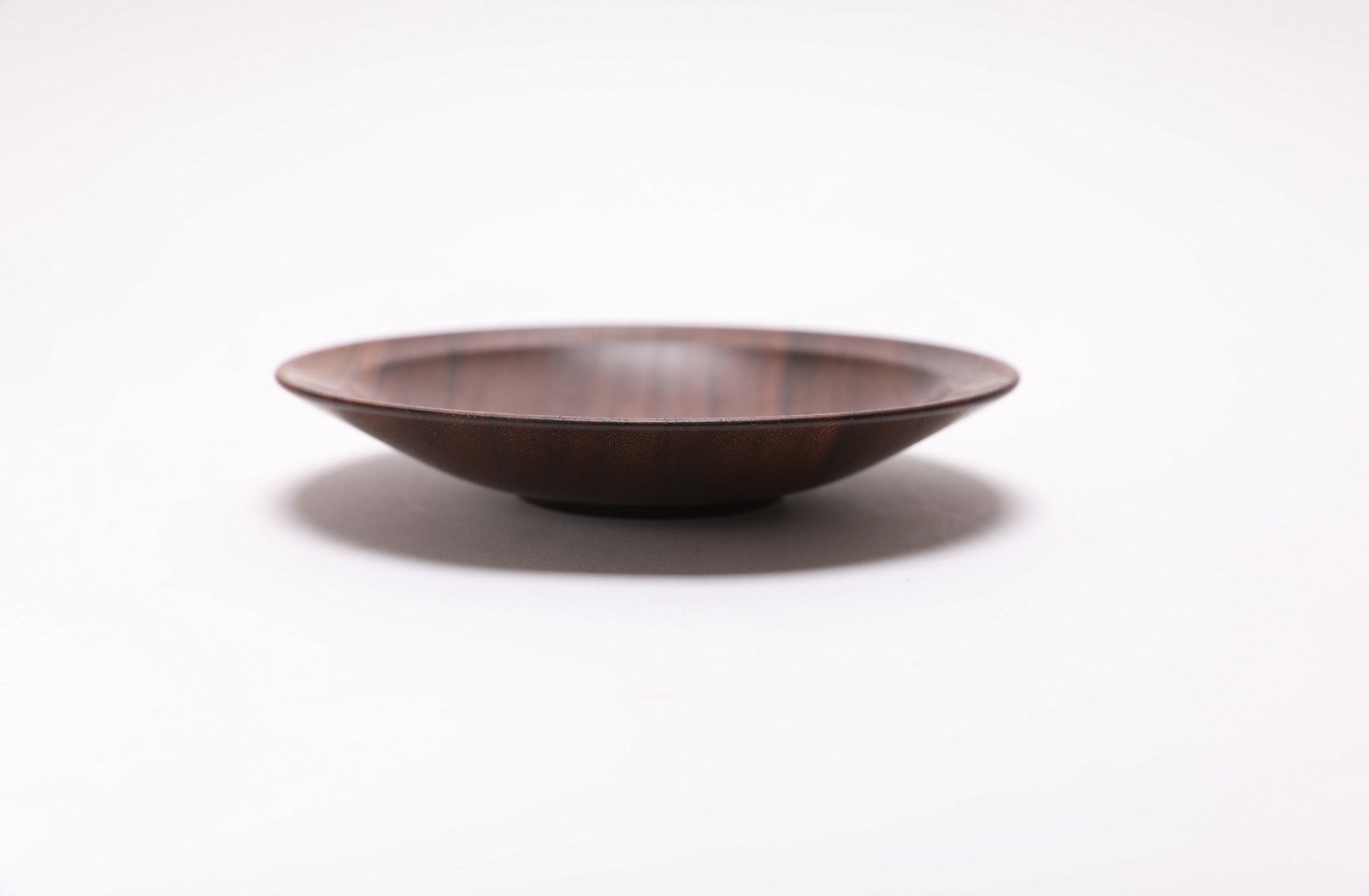 #2539 Wild Black Walnut Wooden Ring Dish  5 3/8" x 1"