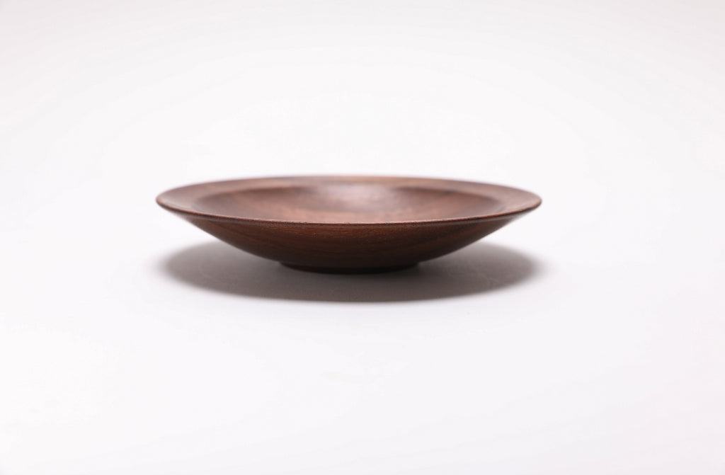 #2539 Wild Black Walnut Wooden Ring Dish  5 3/8" x 1"