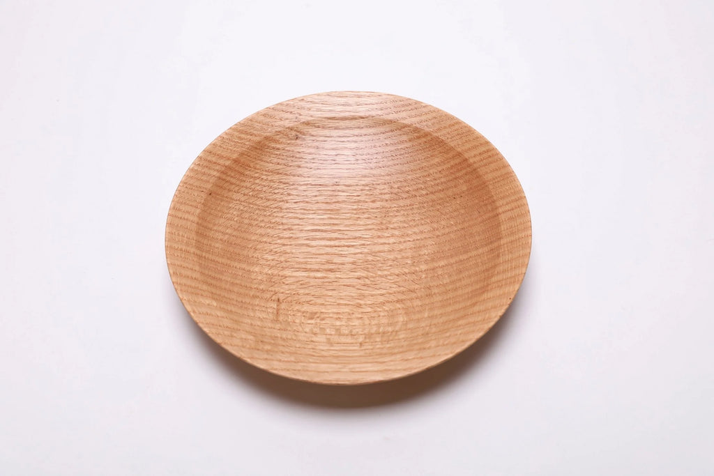 #2562 Quartersawn Red Oak Wooden Bowl  10 1/8" x 1 3/4"