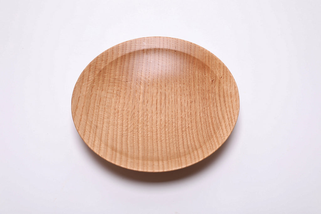 #2562 Quartersawn Red Oak Wooden Bowl  10 1/8" x 1 3/4"