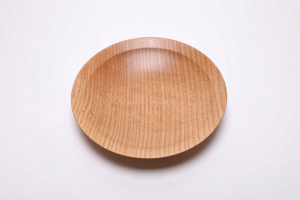 #2562 Quartersawn Red Oak Wooden Bowl  10 1/8" x 1 3/4"