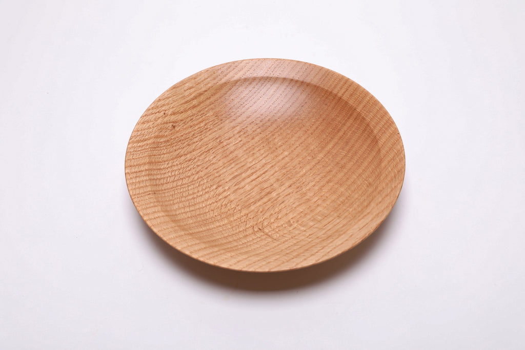 #2562 Quartersawn Red Oak Wooden Bowl  10 1/8" x 1 3/4"