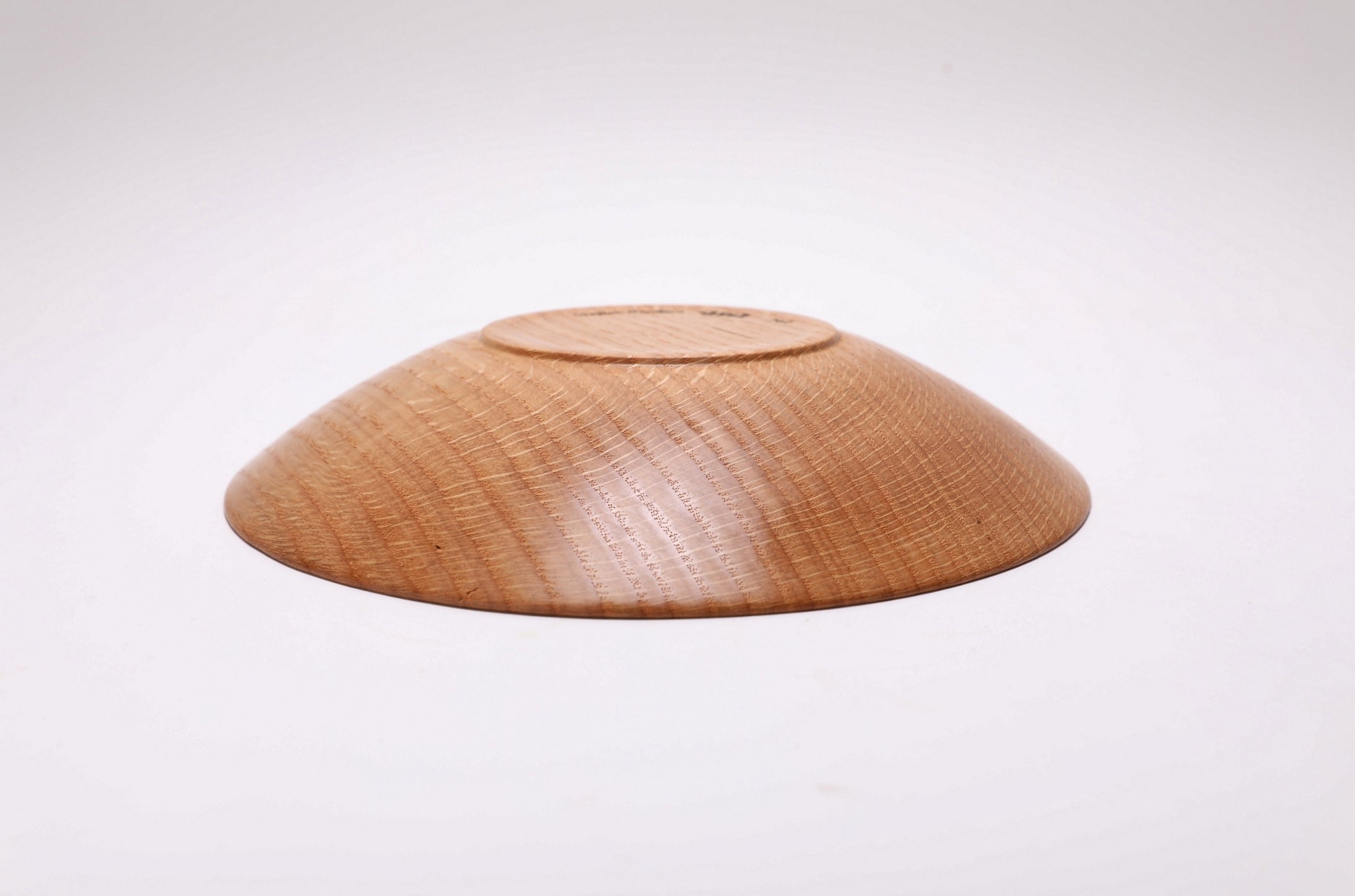 #2562 Quartersawn Red Oak Wooden Bowl  10 1/8" x 1 3/4"