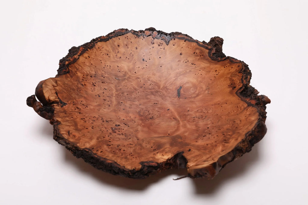#2568 Birdseye Sweet Gum Burl Wooden Bowl   11 1/2" x 2 1/2"