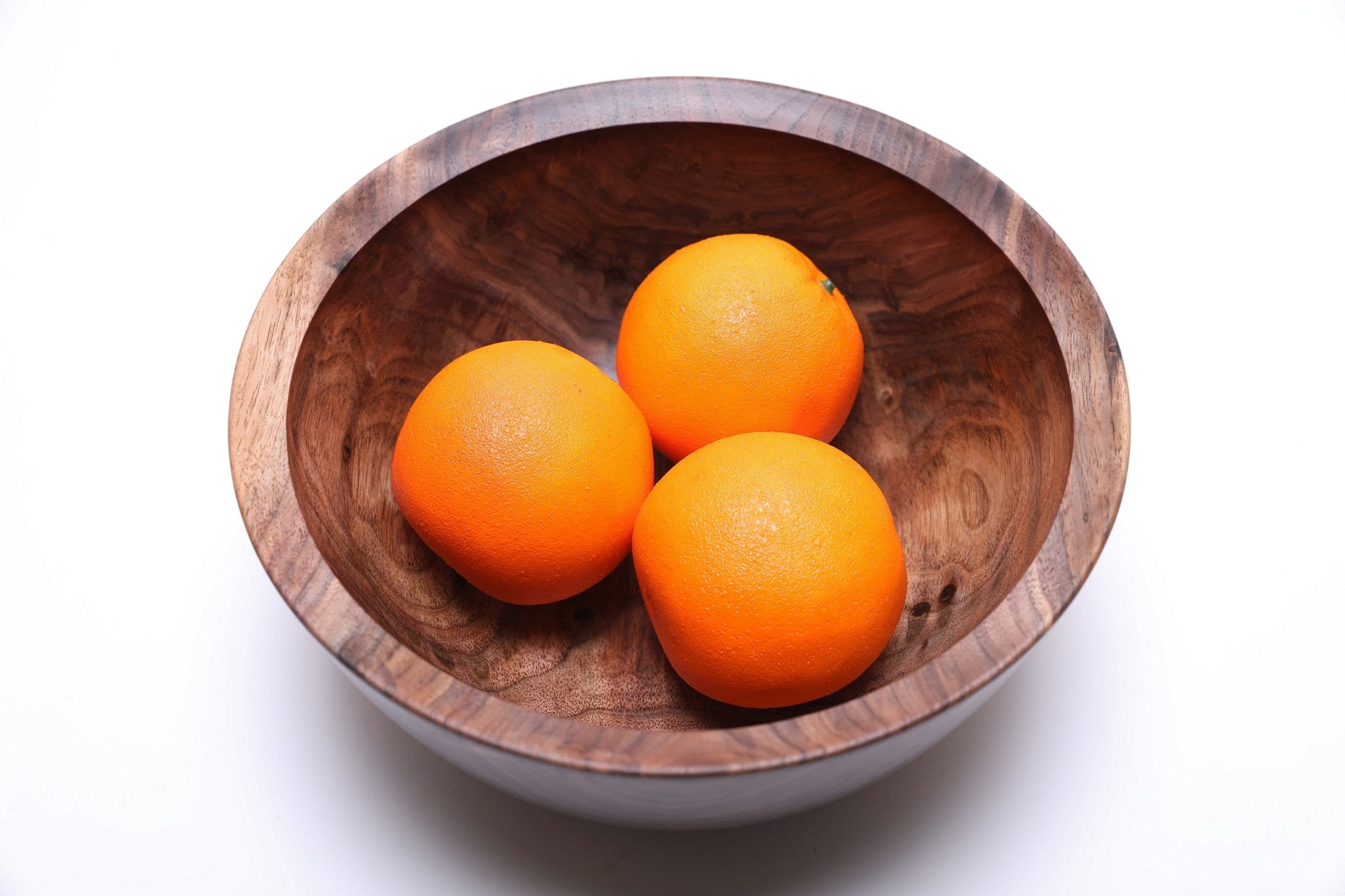 #2578 Small Wild Black Walnut Fruit and Salad Bowl 9 5/8" x 4 1/2"