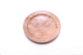 #2597 Quilted Big Leaf Maple Wooden Ring Dish  5" x 3/4"