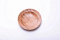 #2610 Quilted Big Leaf Maple Wooden Ring Dish  4 3/4" x 1"