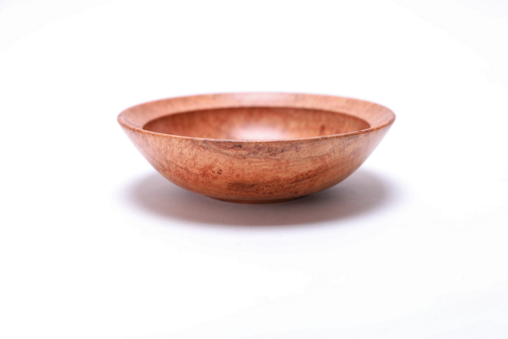 #2612 Wild Black Cherry Burl Wooden Bowl  4 3/4" x 1 3/8"