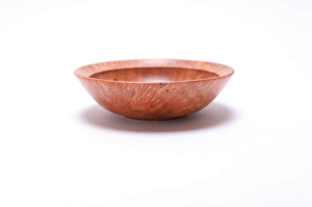 #2612 Wild Black Cherry Burl Wooden Bowl  4 3/4" x 1 3/8"