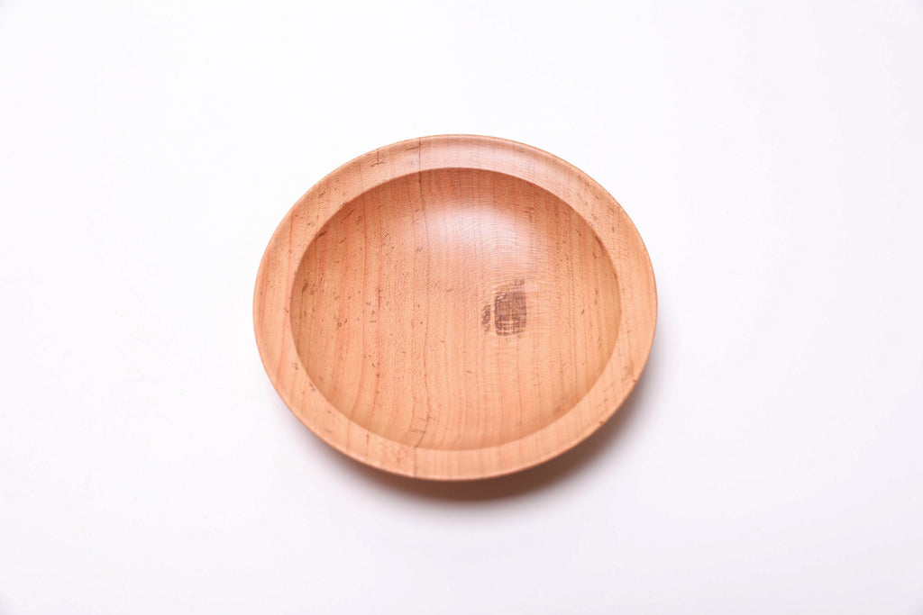 #2614 Quartersawn Wild Black Cherry Wooden Ring Dish  5 1/8" x 1 1/8"