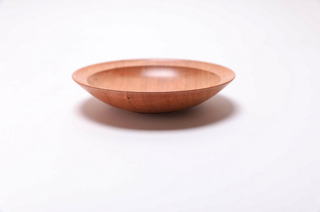 #2614 Quartersawn Wild Black Cherry Wooden Ring Dish  5 1/8" x 1 1/8"