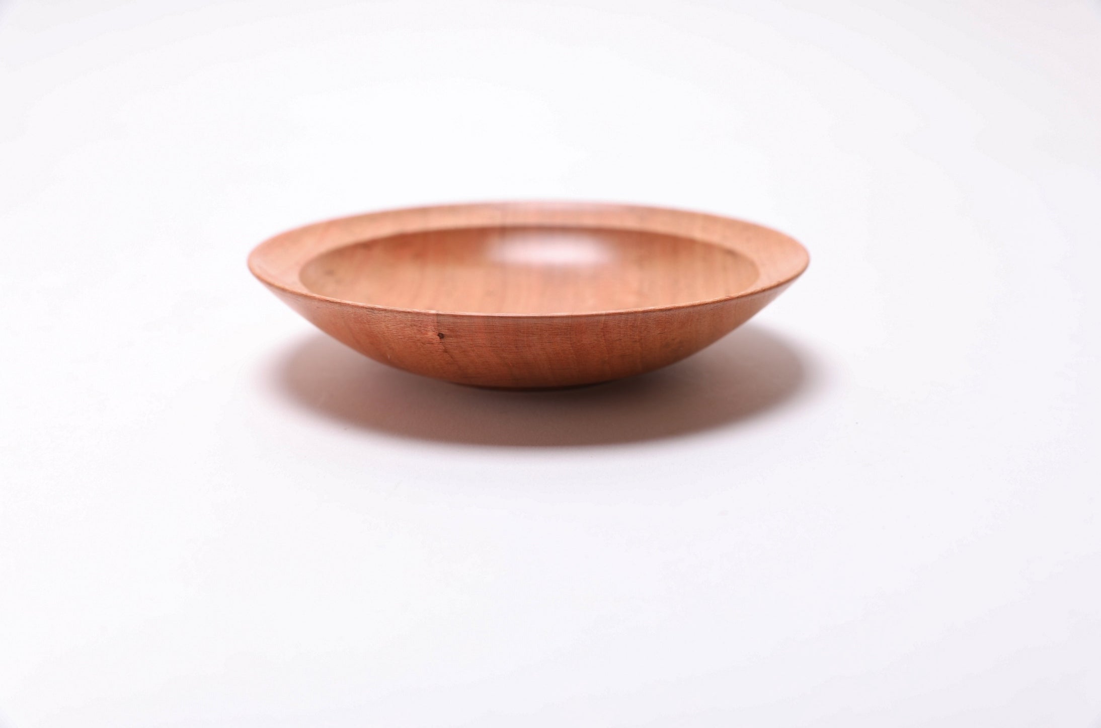 #2614 Quartersawn Wild Black Cherry Wooden Ring Dish  5 1/8" x 1 1/8"
