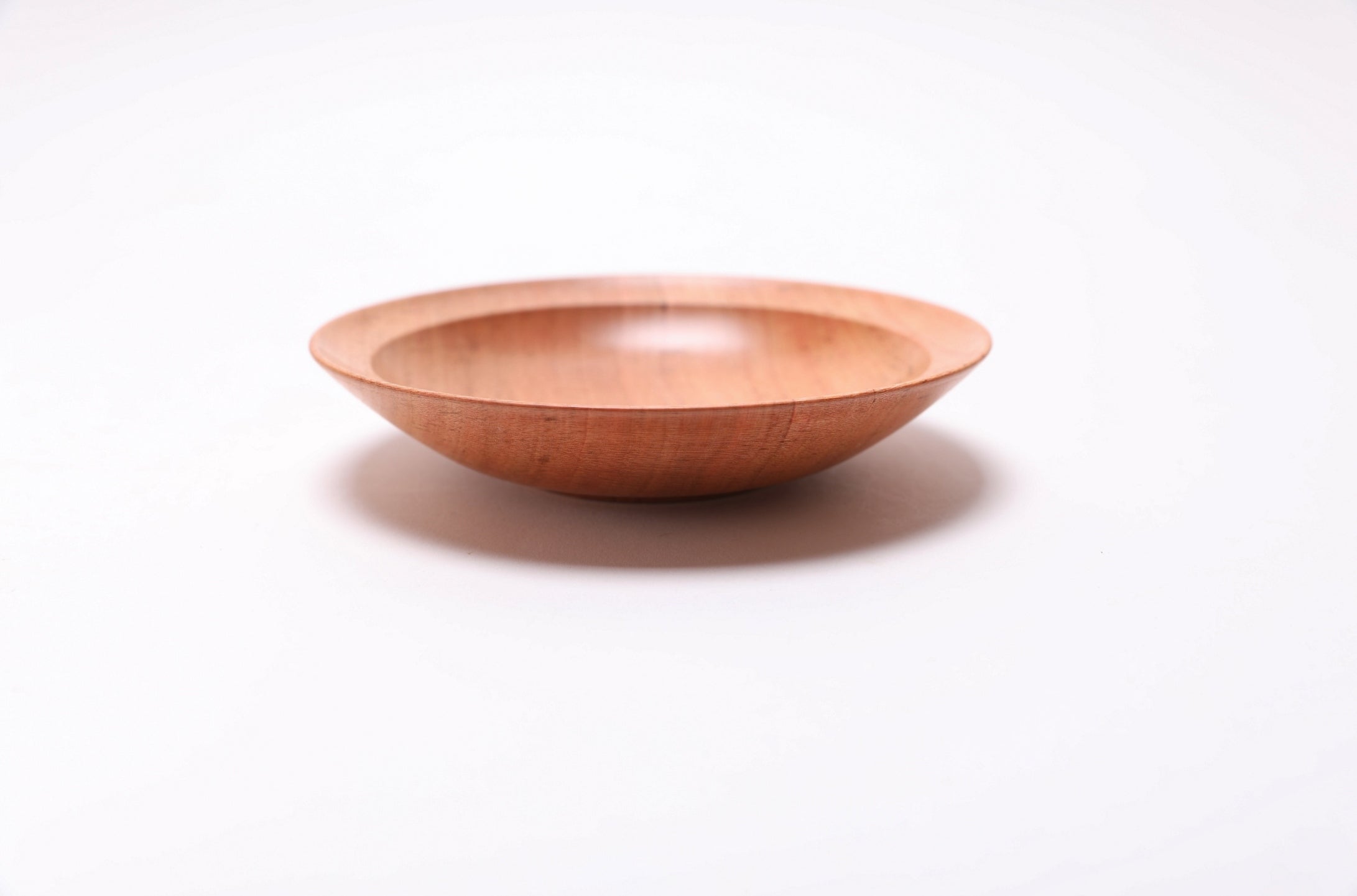 #2614 Quartersawn Wild Black Cherry Wooden Ring Dish  5 1/8" x 1 1/8"