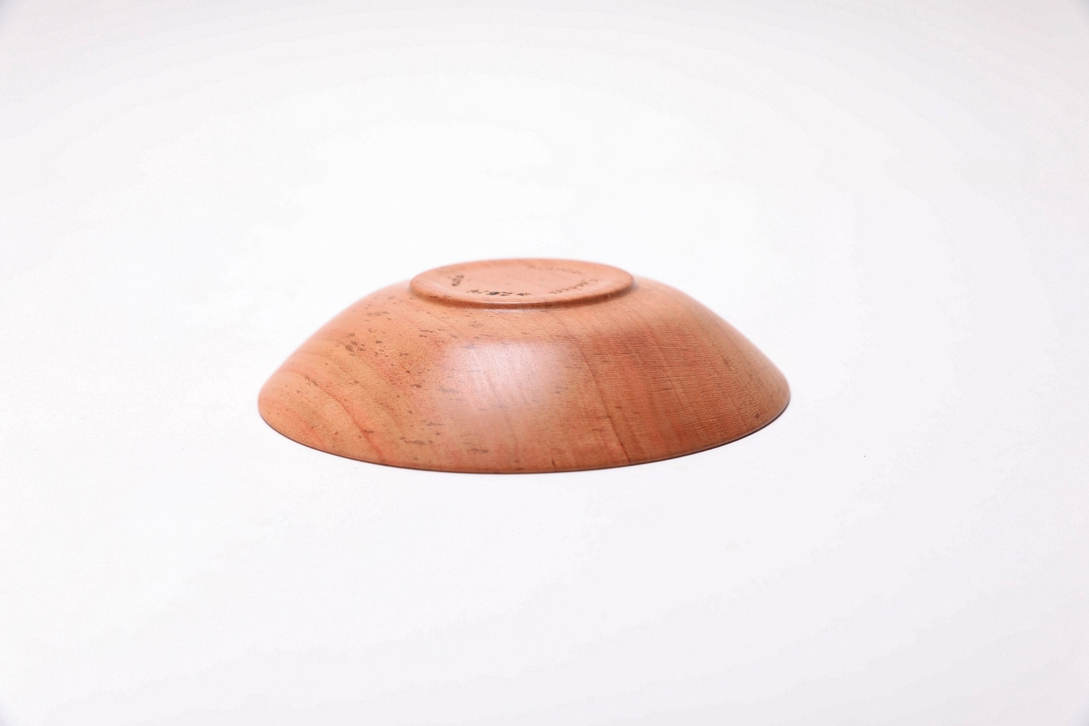 #2614 Quartersawn Wild Black Cherry Wooden Ring Dish  5 1/8" x 1 1/8"