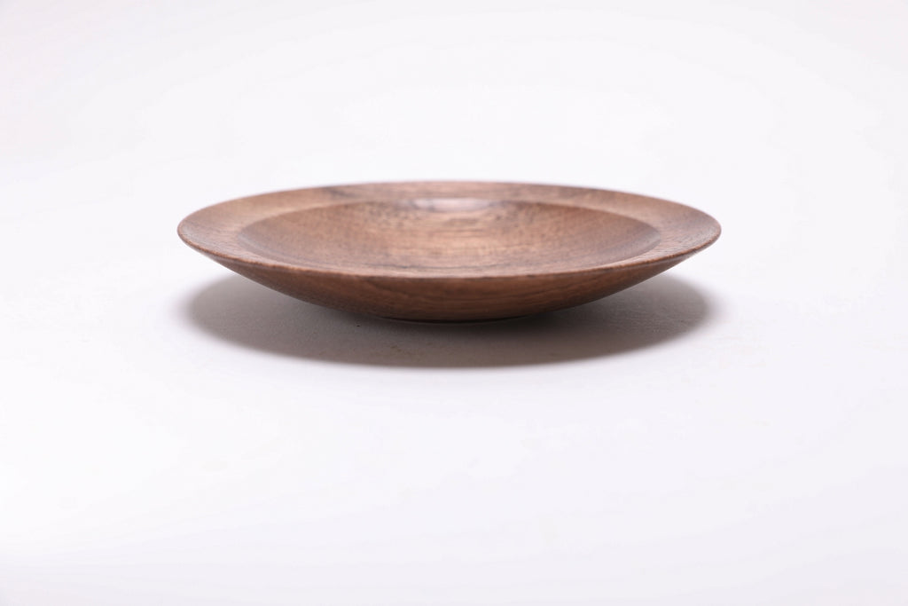 #2616 Quartersawn Wild Black Walnut Wooden Ring Dish  5 1/2" x 7/8"