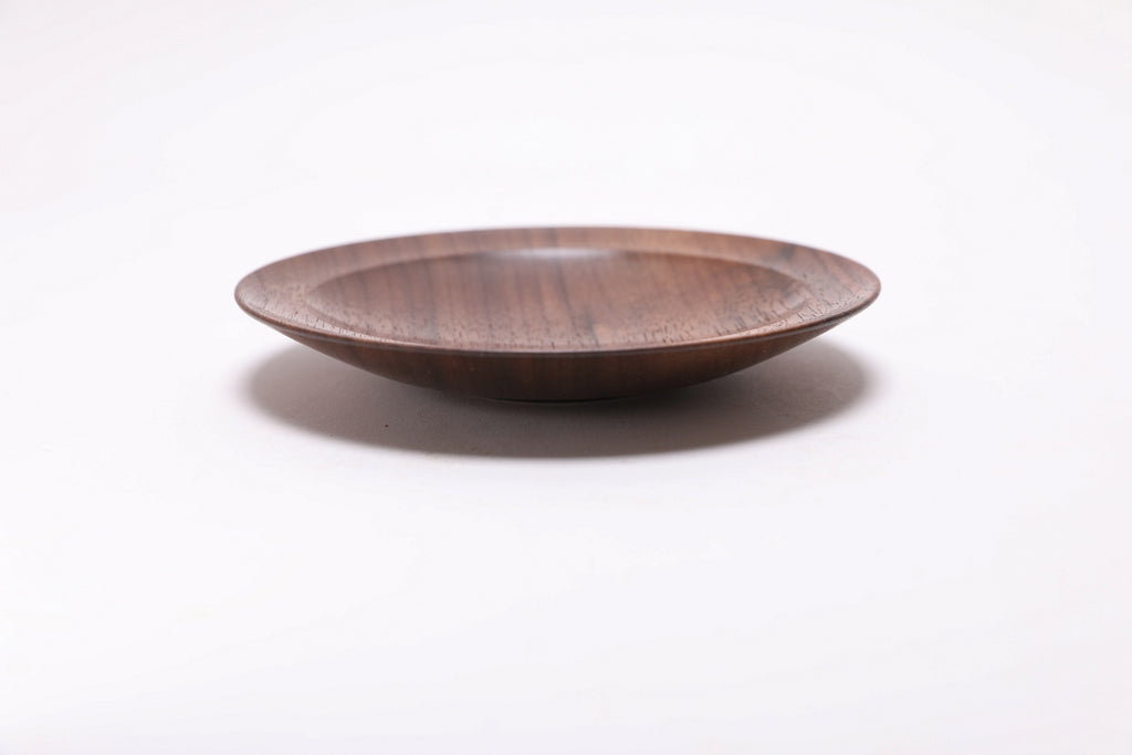 #2616 Quartersawn Wild Black Walnut Wooden Ring Dish  5 1/2" x 7/8"