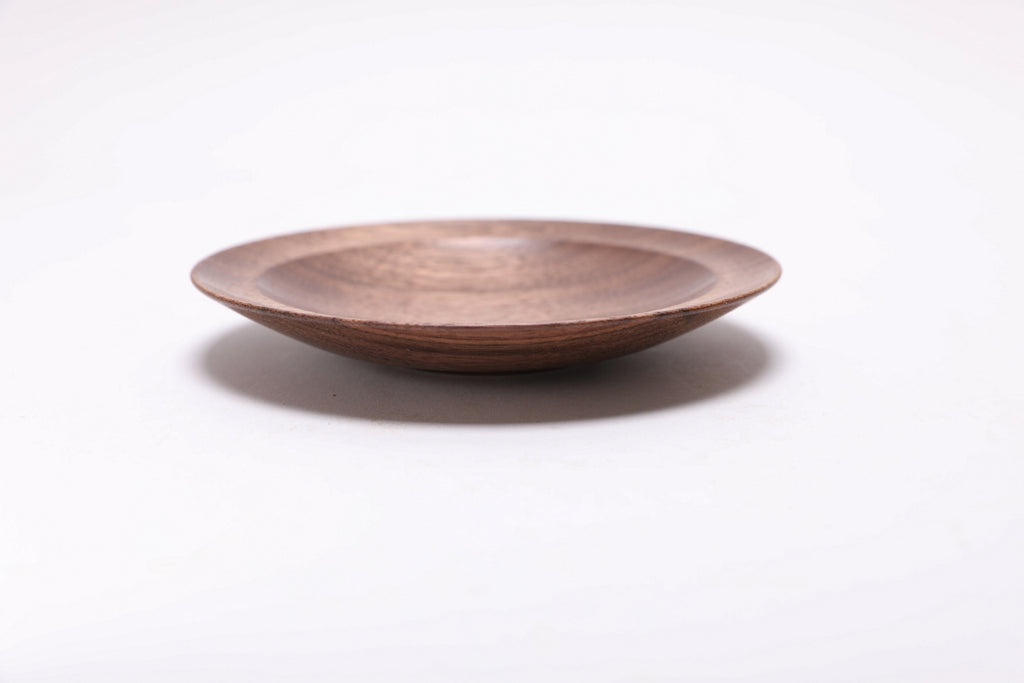#2616 Quartersawn Wild Black Walnut Wooden Ring Dish  5 1/2" x 7/8"