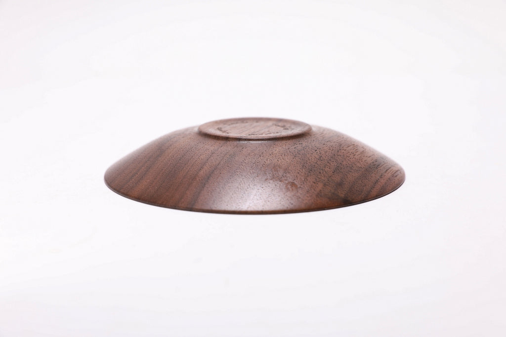 #2616 Quartersawn Wild Black Walnut Wooden Ring Dish  5 1/2" x 7/8"
