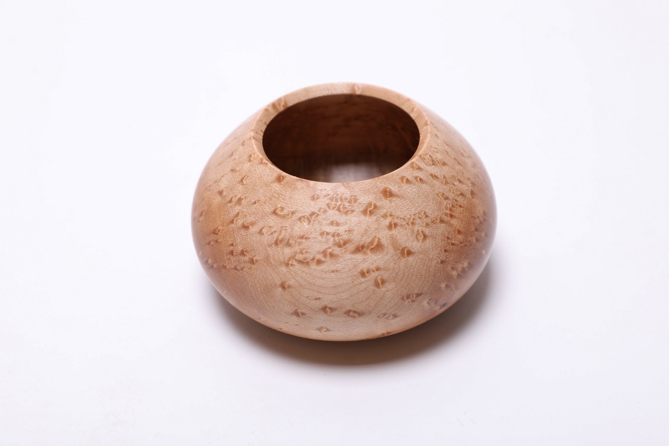 #2627 Birdseye Maple Hollow Form  4 5/8" x 2 3/4"