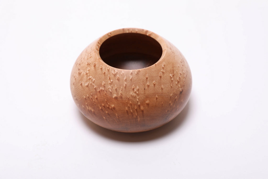 #2627 Birdseye Maple Hollow Form  4 5/8" x 2 3/4"