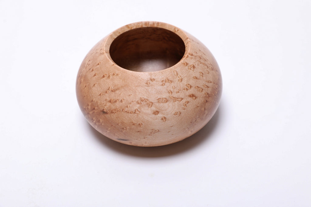 #2627 Birdseye Maple Hollow Form  4 5/8" x 2 3/4"