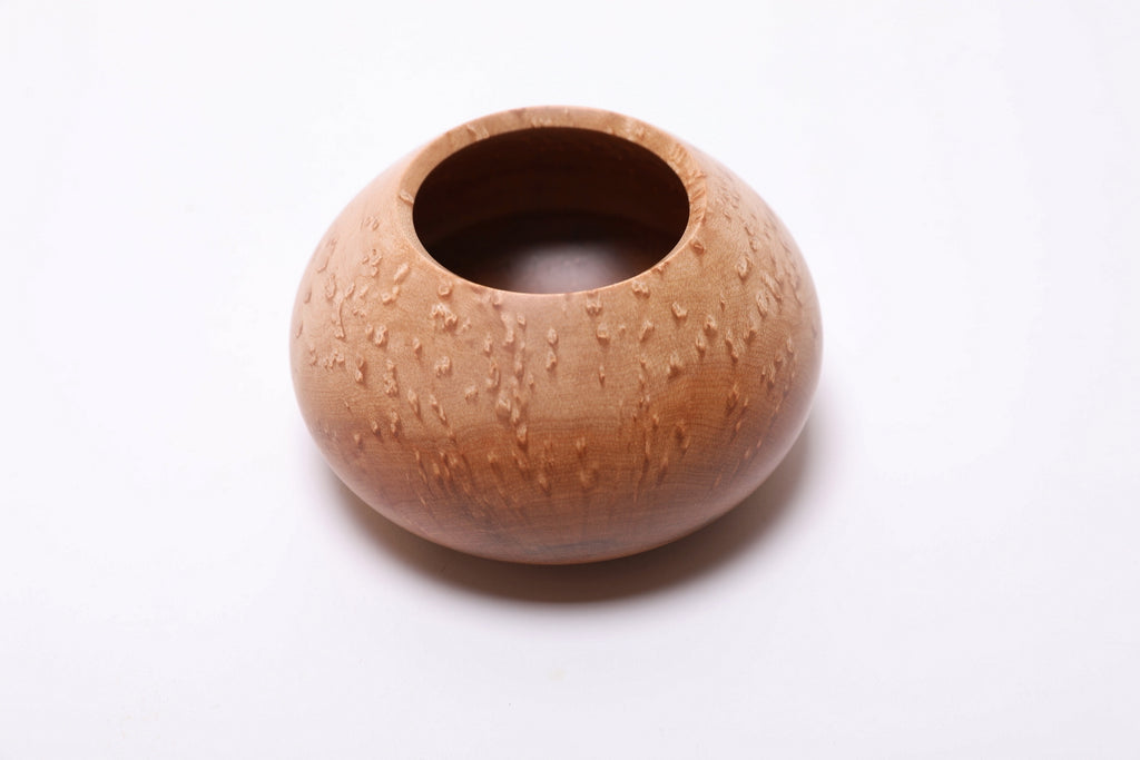 #2627 Birdseye Maple Hollow Form  4 5/8" x 2 3/4"