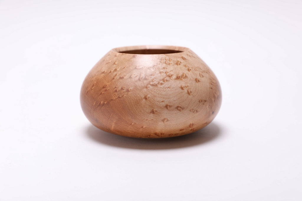 #2627 Birdseye Maple Hollow Form  4 5/8" x 2 3/4"