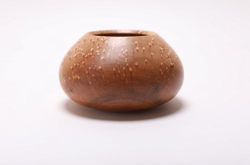 #2627 Birdseye Maple Hollow Form  4 5/8" x 2 3/4"