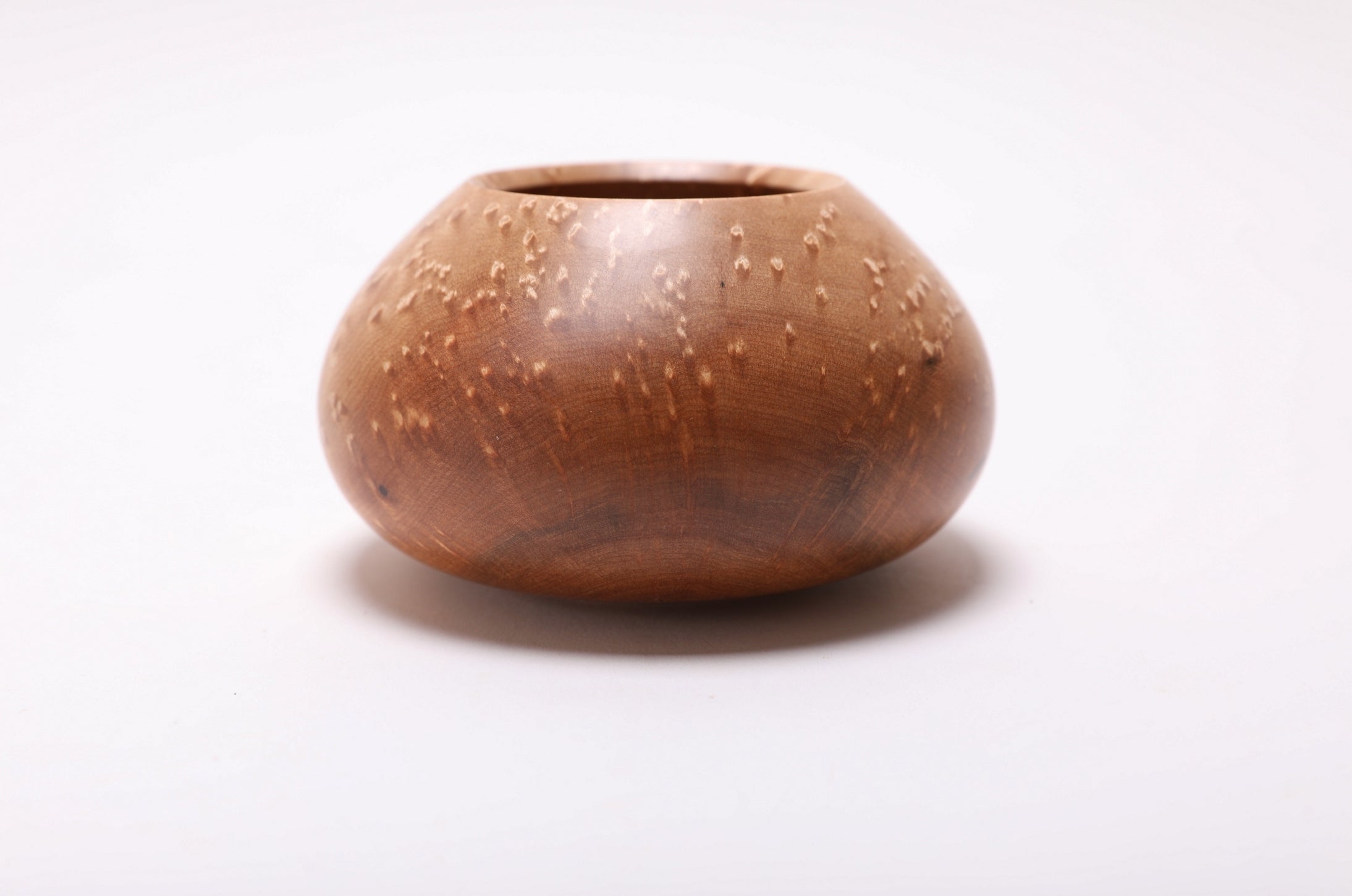 #2627 Birdseye Maple Hollow Form  4 5/8" x 2 3/4"