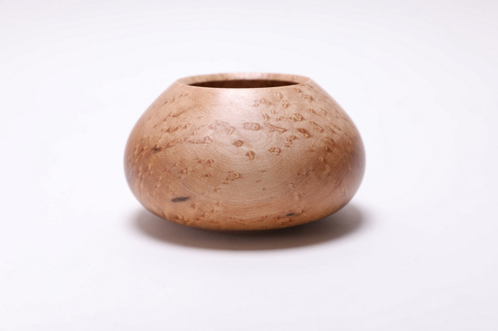 #2627 Birdseye Maple Hollow Form  4 5/8" x 2 3/4"