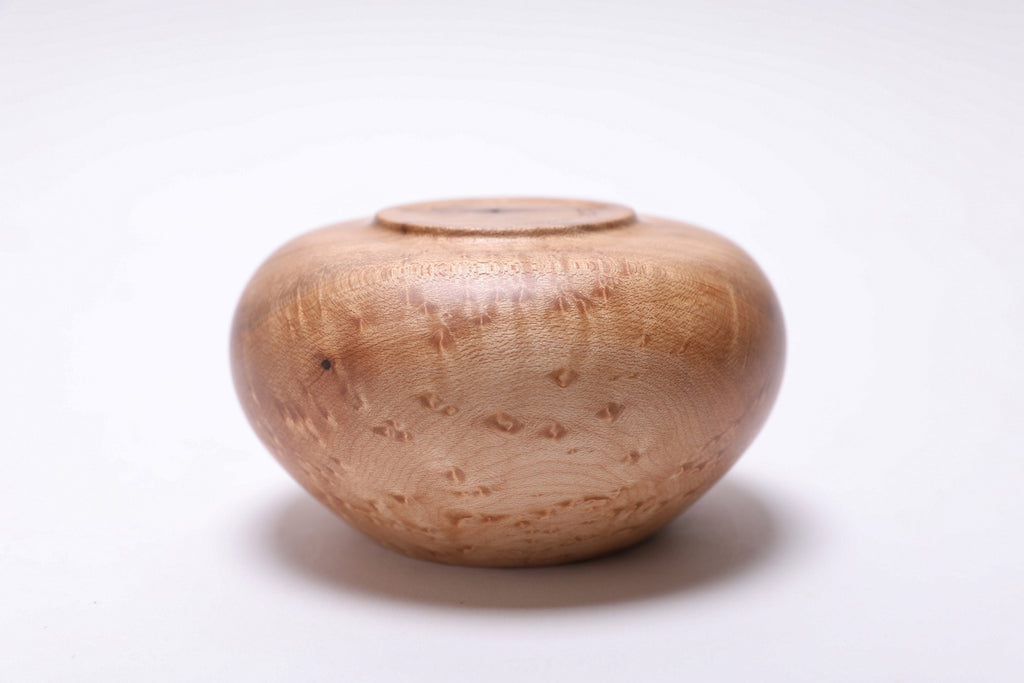 #2627 Birdseye Maple Hollow Form  4 5/8" x 2 3/4"