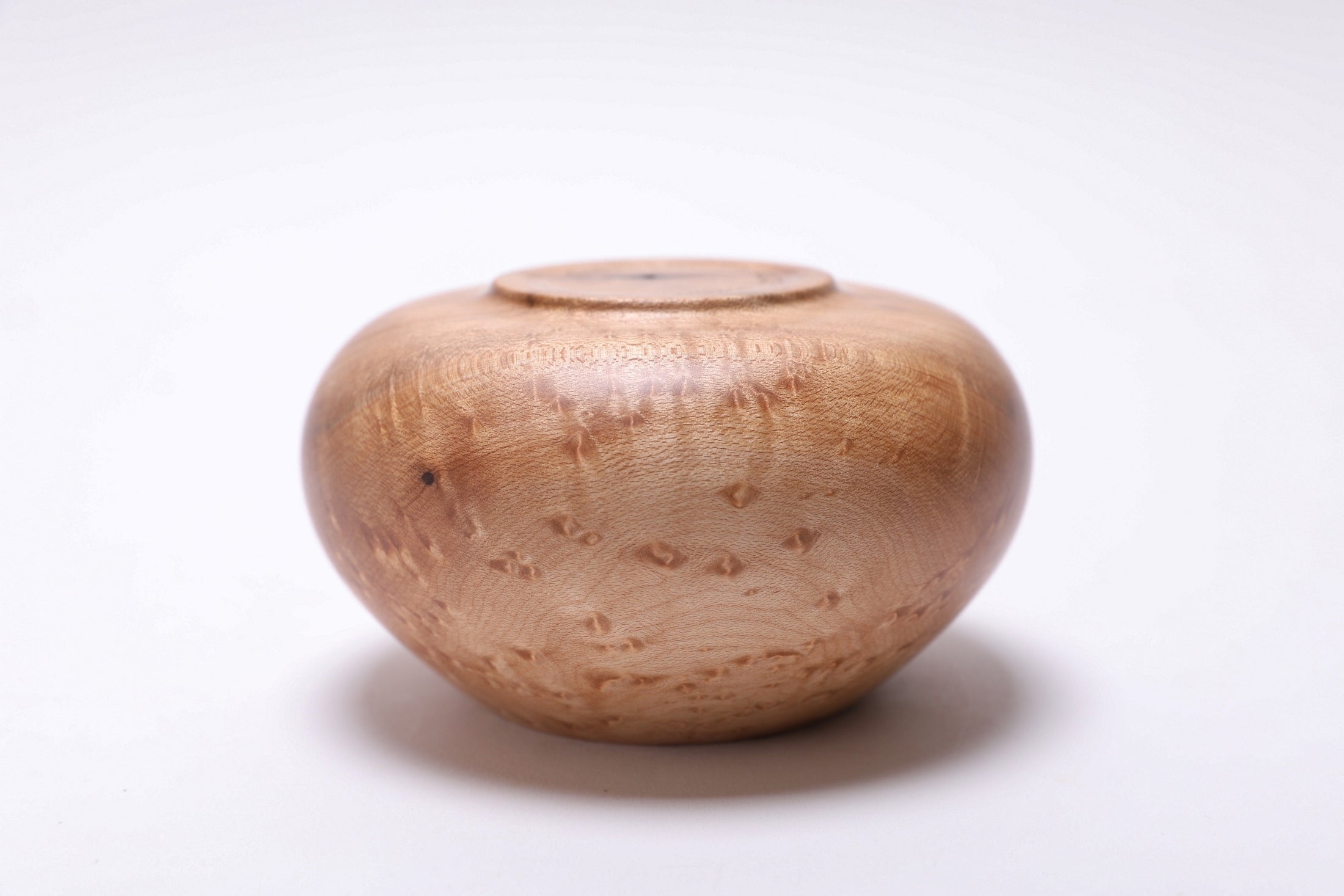#2627 Birdseye Maple Hollow Form  4 5/8" x 2 3/4"
