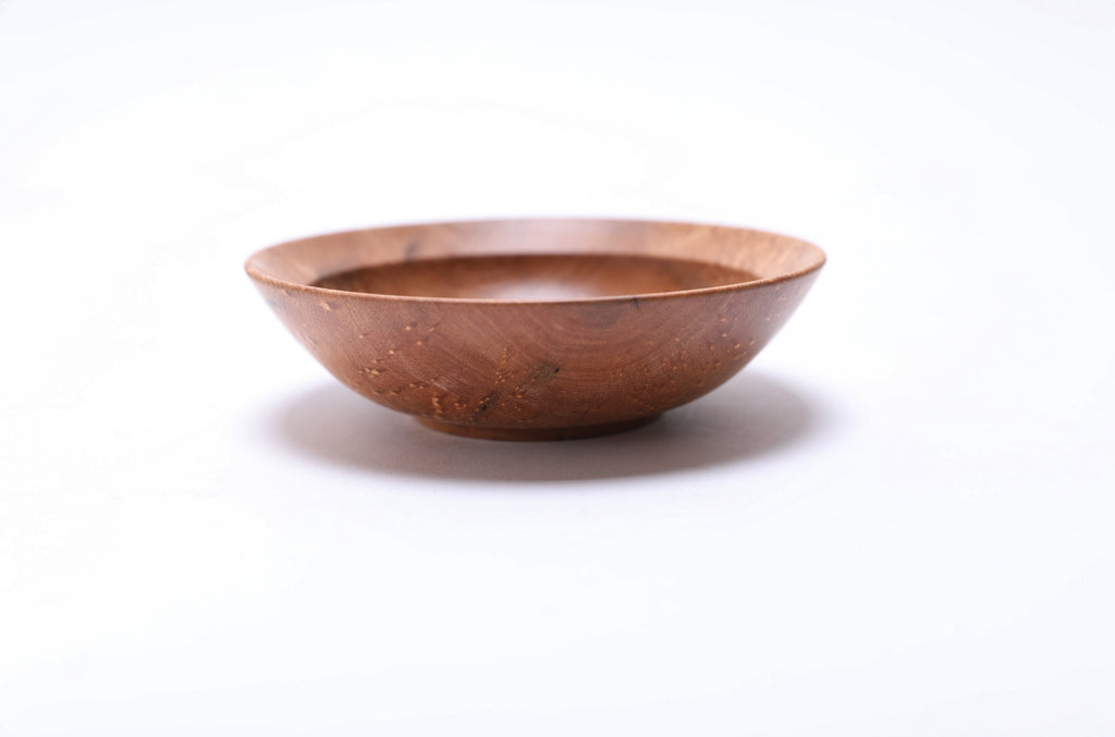 #2631 Small Birdseye Maple Wooden Ring Dish  4 5/8" x 1 3/8"