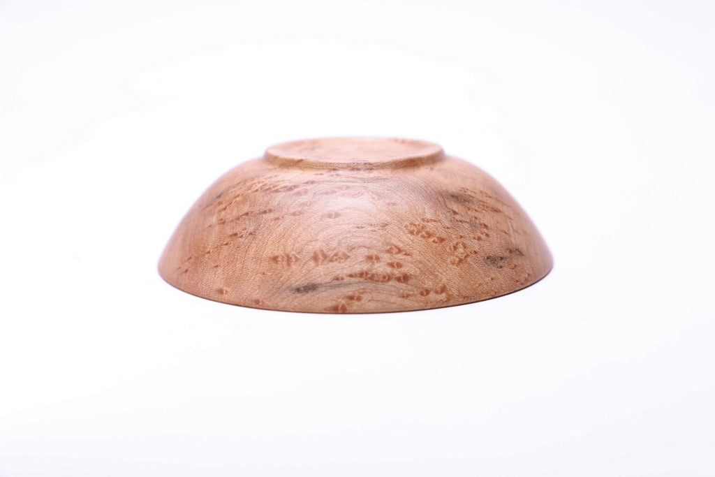 #2631 Small Birdseye Maple Wooden Ring Dish  4 5/8" x 1 3/8"