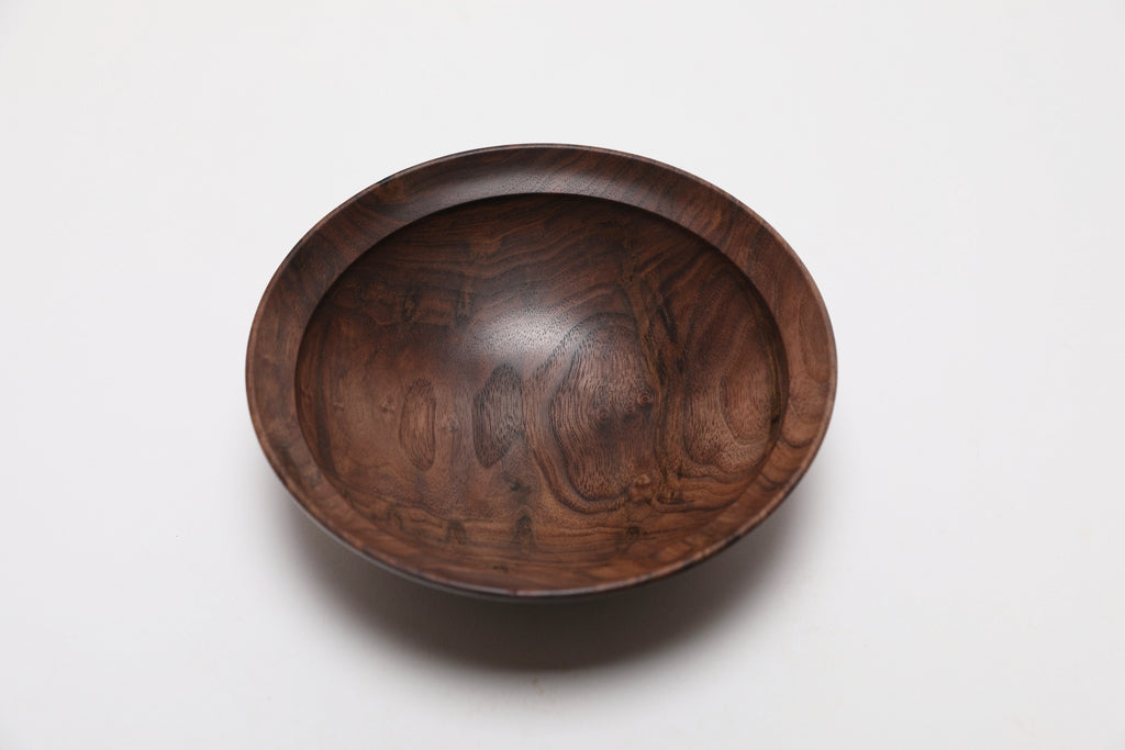 #2640 Wild Black Walnut Wooden Bowl  6 1/2" x 2 1/8"
