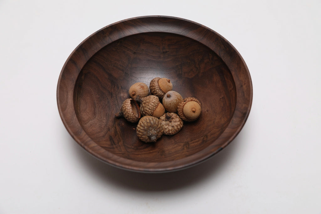 #2640 Wild Black Walnut Wooden Bowl  6 1/2" x 2 1/8"
