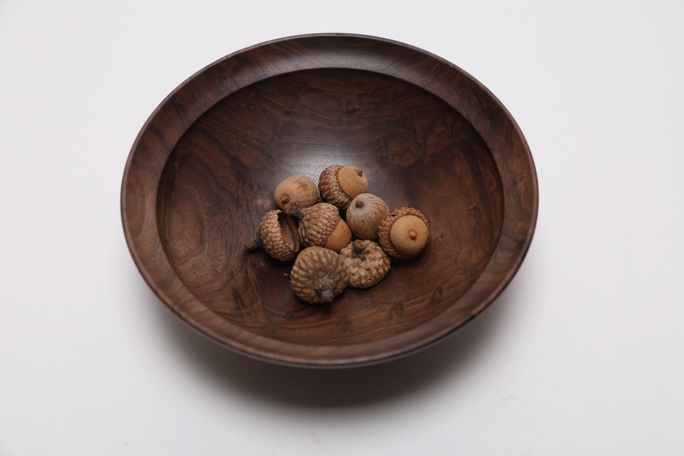 #2640 Wild Black Walnut Wooden Bowl  6 1/2" x 2 1/8"