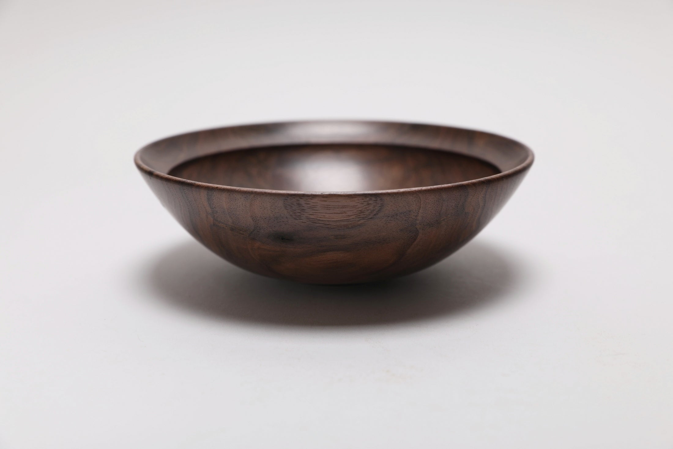 #2640 Wild Black Walnut Wooden Bowl  6 1/2" x 2 1/8"