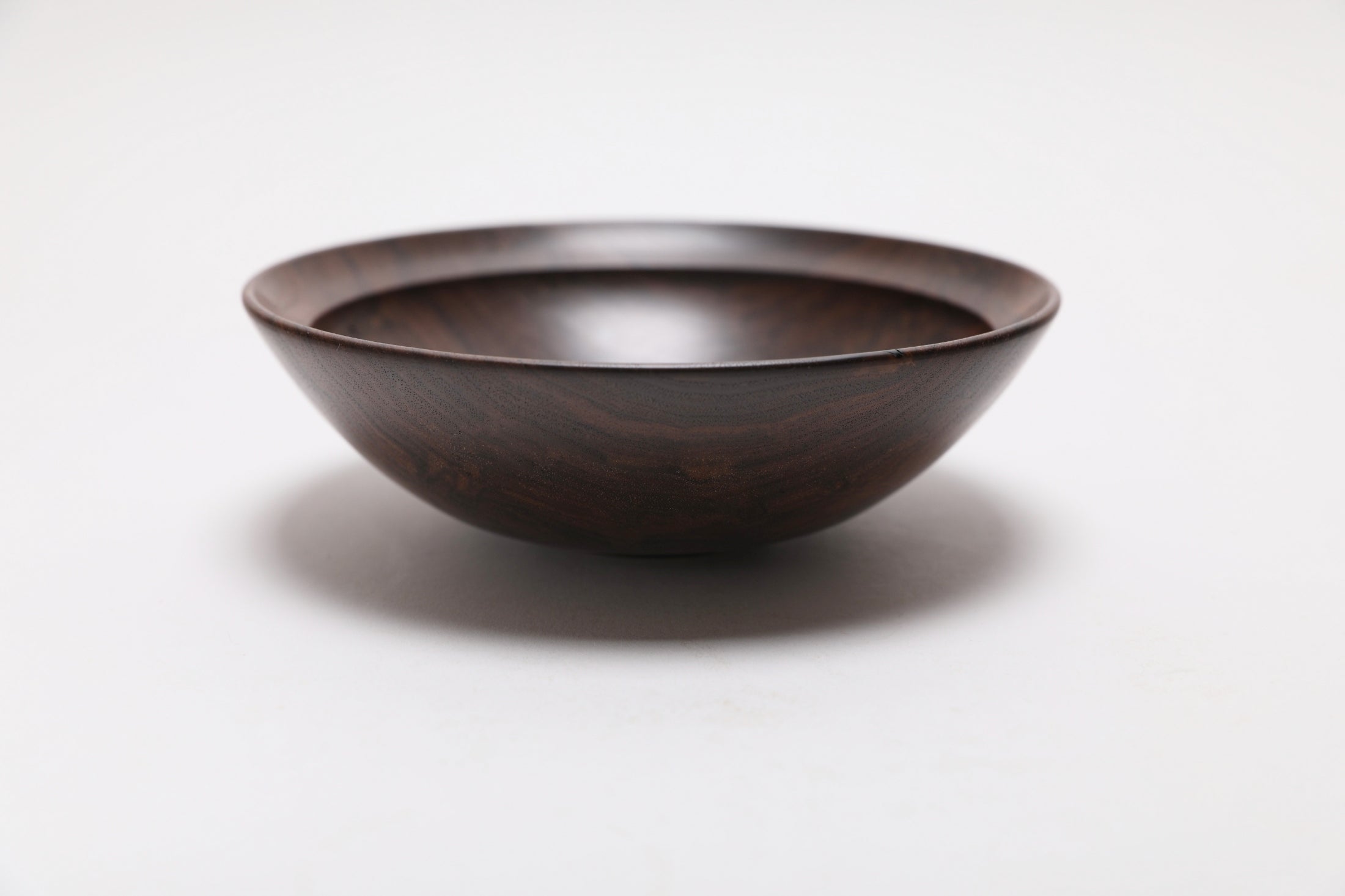 #2640 Wild Black Walnut Wooden Bowl  6 1/2" x 2 1/8"