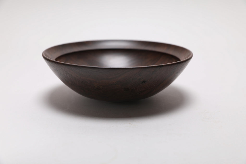 #2640 Wild Black Walnut Wooden Bowl  6 1/2" x 2 1/8"