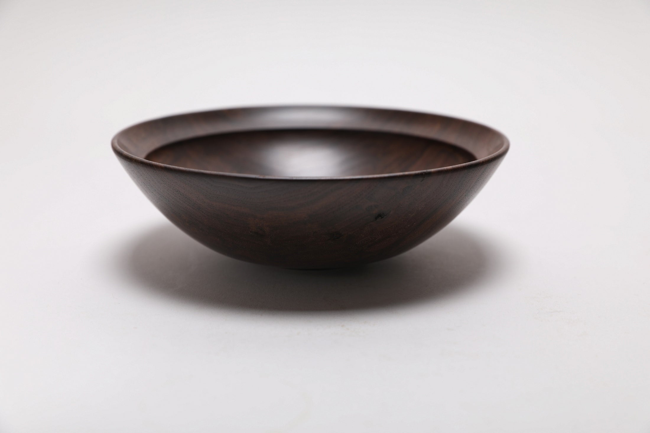 #2640 Wild Black Walnut Wooden Bowl  6 1/2" x 2 1/8"