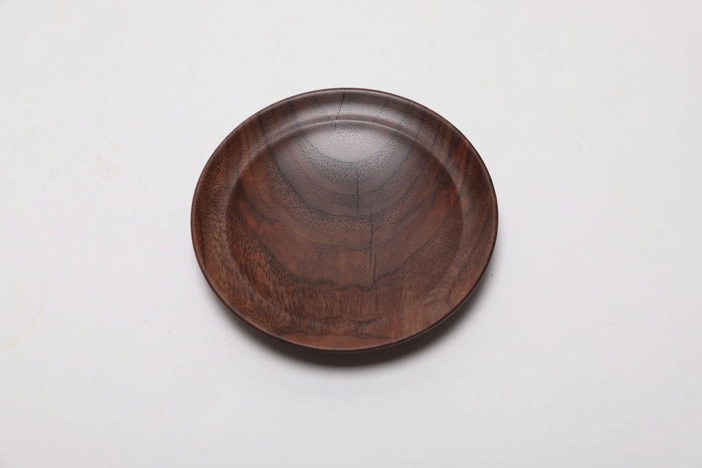 #2642 Curly Claro Walnut Ring Dish  4 3/4" x 3/4"