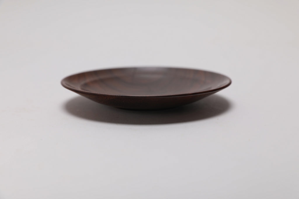 #2642 Curly Claro Walnut Ring Dish  4 3/4" x 3/4"